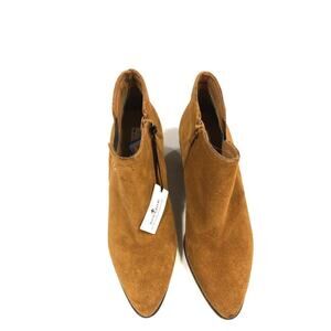 Bourbon Leather Booties Amy Huberman Size 7